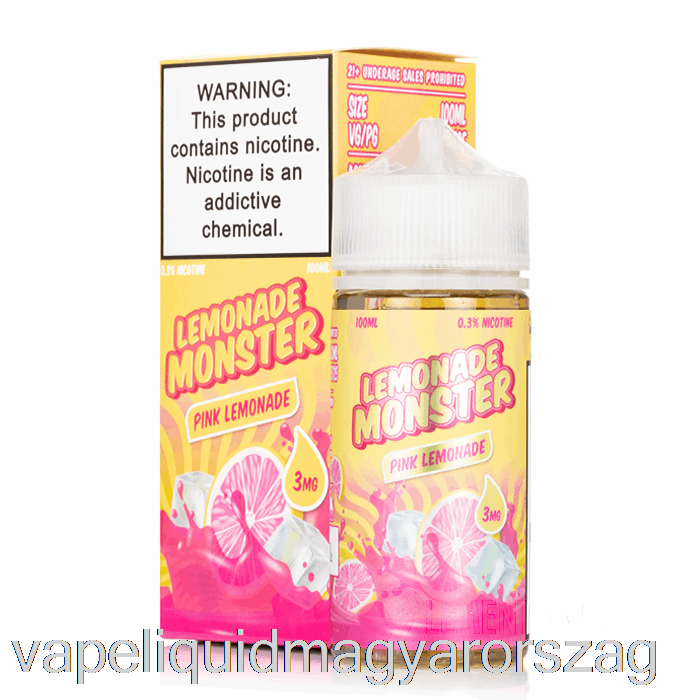 Rózsaszín Limonádé - ​​limonádé Szörny - 100ml 3mg Vape Toll
